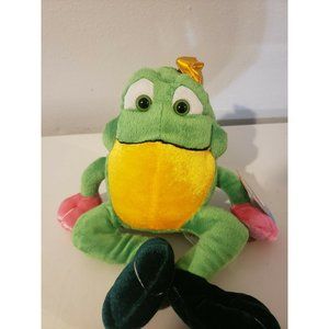 FLUFFY BUDDY FROG 12" PLUSH STUFFED TOAD WITH TAGS